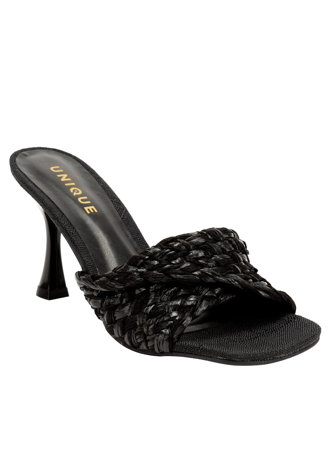 Sandalia Slip On Summer Bliss - Negro - Unique