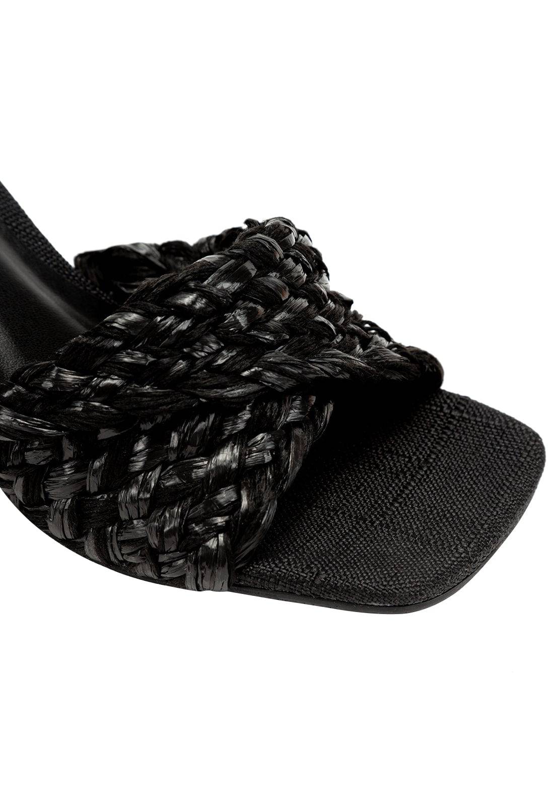 Sandalia Slip On Summer Bliss - Negro - Unique