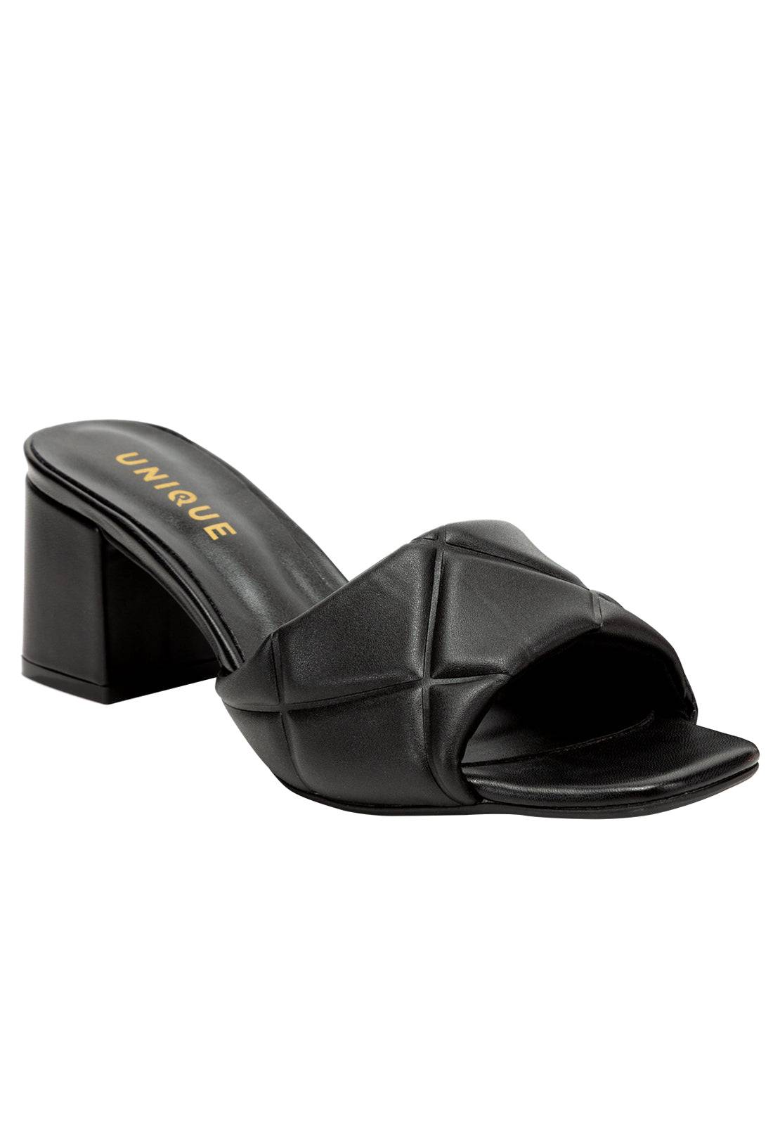 Sandalia Slip On Style Muse - Negro - Unique