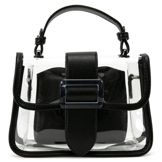 Cartera Transparente Distinctive Style - Negro - Unique