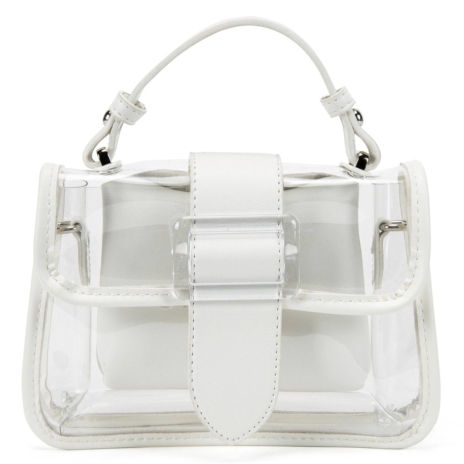 Cartera Transparente Distinctive Style - Blanco - Unique