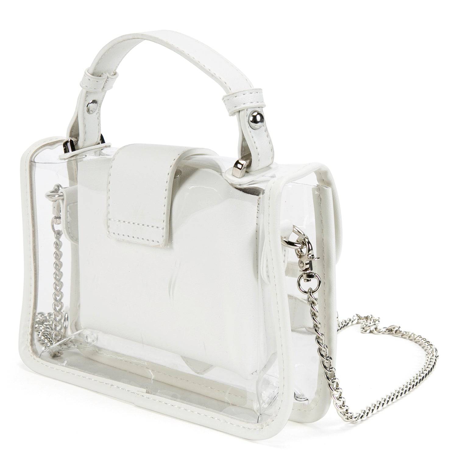 Cartera Transparente Distinctive Style - Blanco - Unique