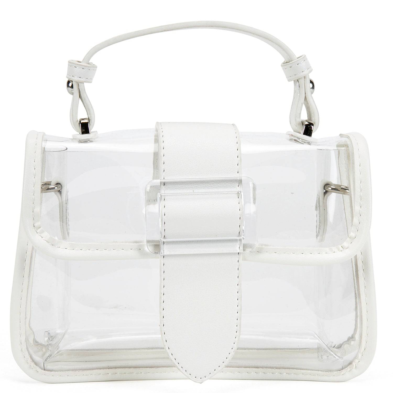 Cartera Transparente Distinctive Style - Blanco - Unique