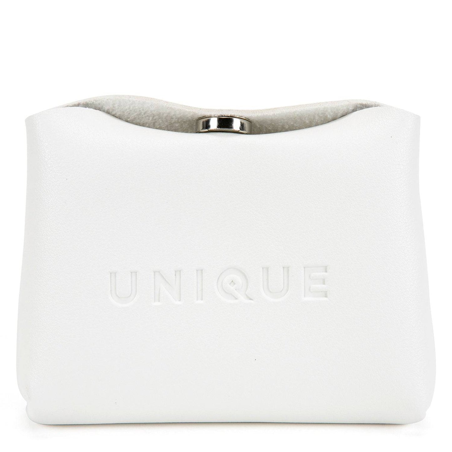 Cartera Transparente Distinctive Style - Blanco - Unique